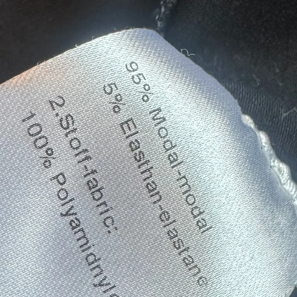 Akris Punto Long Sleeve Shirt Crew Neck Mesh Sleeves Pullover Size 8 Women's - Picture 11 of 11